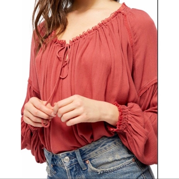 Free People Coral Banda Blouse - Picture 3 of 14